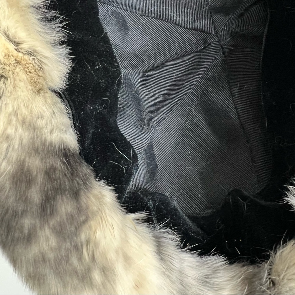 Vintage 60s 70s Simpsons Canadian union made genuine silver fox fur Cossack hat - Picture 7 of 10